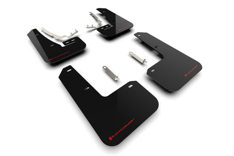 Rally Armor 22-25 VW MK8 Golf GTI/R Black UR Mud Flap w/Red Logo