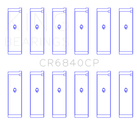 King Engine Bearings 05-12 Nissan VQ40DE 6 Cyl Rod Bearing Set - Size STD
