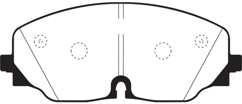EBC 2017+ Volkswagen Atlas 2.0L Turbo Greenstuff Front Brake Pads