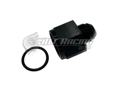 JDT Racing 12AN Female to 8AN Male Reducer AN Fitting Adapter, Black