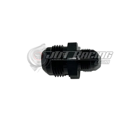 JDT Racing 12AN Male to 8AN Male Flare Reducer AN Fitting Adapter, Black