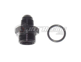 ORB-8 O-ring Boss AN8 8AN to AN6 6AN Male Adapter Fitting Black CNC Aluminum