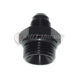 ORB-10 O-Ring Boss 10AN AN10 to 6AN AN6 Male Adapter Black Fitting