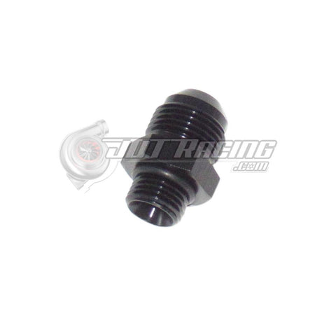 ORB-6 O-ring Boss AN6 6AN to AN8 8AN Male Adapter Fitting Black CNC Aluminum