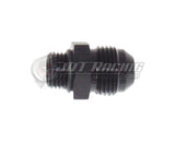 ORB-6 O-ring Boss AN6 6AN to AN8 8AN Male Adapter Fitting Black CNC Aluminum