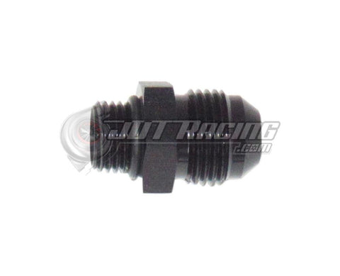 ORB-6 O-ring Boss AN6 6AN to AN8 8AN Male Adapter Fitting Black CNC Aluminum