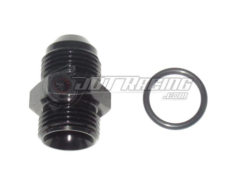 ORB-8 O-ring Boss AN8 8AN to AN8 8AN Male Adapter Fitting Black CNC Aluminum