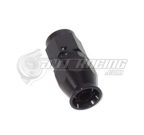 AN6 6AN Straight PTFE Teflon Swivel Hose End Fitting Adapter Black E85 QUALITY!