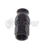AN6 6AN Straight PTFE Teflon Swivel Hose End Fitting Adapter Black E85 QUALITY!
