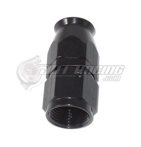 AN8 8AN Straight PTFE Teflon Swivel Hose End Fitting Adapter Black E85 QUALITY!