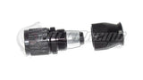AN8 8AN Straight PTFE Teflon Swivel Hose End Fitting Adapter Black E85 QUALITY!