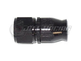 AN12 12AN Straight PTFE Teflon Swivel Hose End Fitting Adapter Black E85 Flex