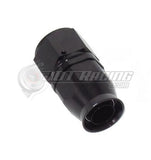 AN12 12AN Straight PTFE Teflon Swivel Hose End Fitting Adapter Black E85 Flex