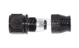 AN12 12AN Straight PTFE Teflon Swivel Hose End Fitting Adapter Black E85 Flex