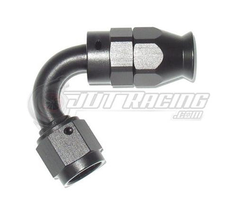 AN6 6AN 120 Degree PTFE Teflon Swivel Hose End Fitting Adapter Black E85 QUALITY