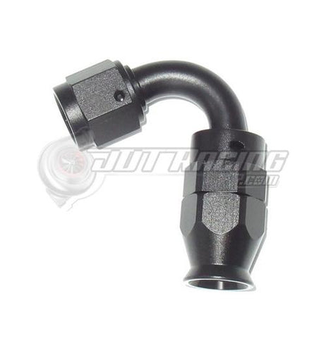 AN6 6AN 120 Degree PTFE Teflon Swivel Hose End Fitting Adapter Black E85 QUALITY