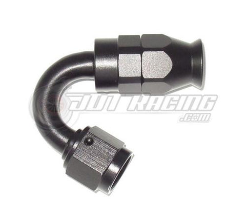 AN6 6AN 150 Degree PTFE Teflon Swivel Hose End Fitting Adapter Black E85 QUALITY