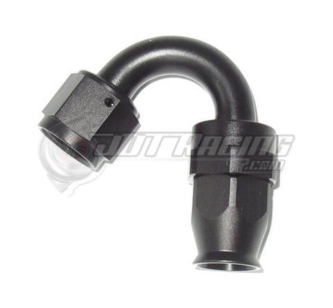 AN8 8AN 150 Degree PTFE Teflon Swivel Hose End Fitting Adapter Black E85 QUALITY