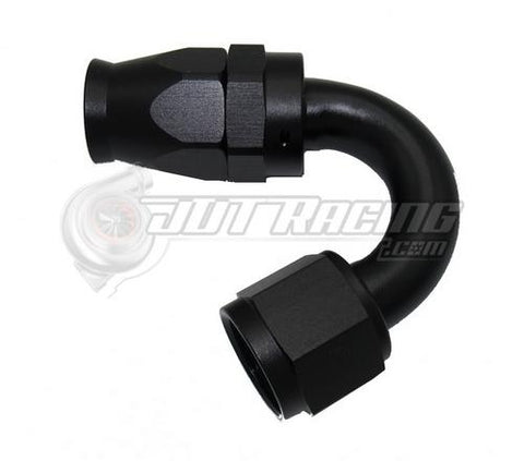 AN10 10AN 150 Degree PTFE Teflon Swivel Hose End Fitting Adapter Black QUALITY