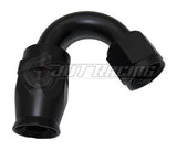 AN10 10AN 150 Degree PTFE Teflon Swivel Hose End Fitting Adapter Black QUALITY