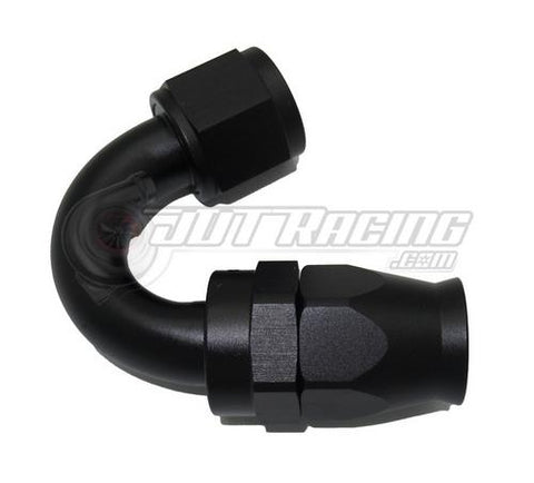 AN10 10AN 150 Degree PTFE Teflon Swivel Hose End Fitting Adapter Black QUALITY
