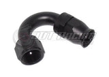 AN12 12AN 150 Degree PTFE Teflon Swivel Hose End Fitting Adapter Black QUALITY