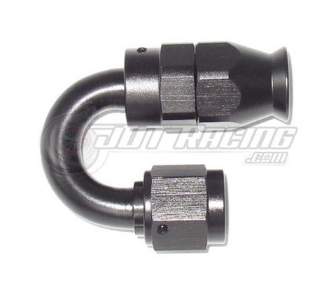 AN6 6AN 180 Degree PTFE Teflon Swivel Hose End Fitting Adapter Black E85 QUALITY