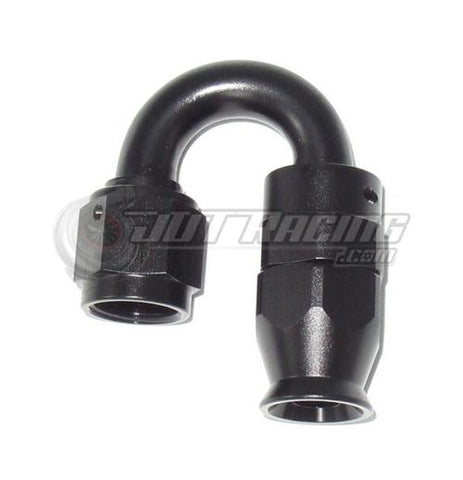 AN6 6AN 180 Degree PTFE Teflon Swivel Hose End Fitting Adapter Black E85 QUALITY