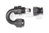 AN6 6AN 180 Degree PTFE Teflon Swivel Hose End Fitting Adapter Black E85 QUALITY