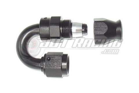 AN6 6AN 180 Degree PTFE Teflon Swivel Hose End Fitting Adapter Black E85 QUALITY