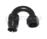 AN12 12AN 180 Degree PTFE Teflon Swivel Hose End Fitting Adapter Black QUALITY