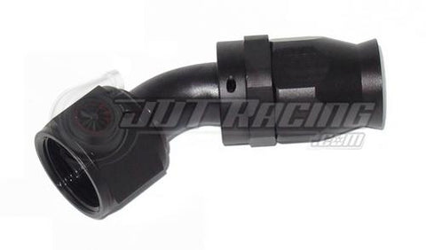 AN12 12AN 45 Degree PTFE Teflon Swivel Hose End Fitting Adapter Black QUALITY!