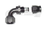 AN12 12AN 90 Degree PTFE Teflon Swivel Hose End Fitting Adapter Black QUALITY!