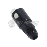 -6AN AN6 Fuel Adapter Fitting to 3/8 GM Quick Connect LS W/ Clip Female BLACK