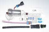 Walbro/TI F90000267 450lph Fuel Pump w/ Install Kit & Rewire Kit E85 Compatible