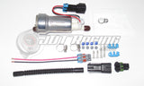 Walbro/TI F90000274 450lph Fuel Pump w/ Install Kit & Rewire Kit E85 Compatible