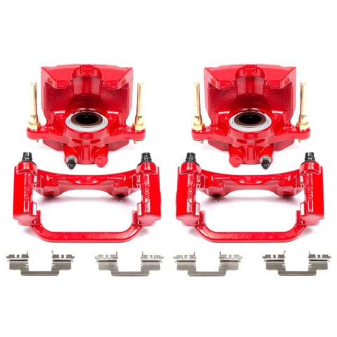 Power Stop 07-16 Cadillac Escalade Rear Red Calipers w/Brackets - Pair