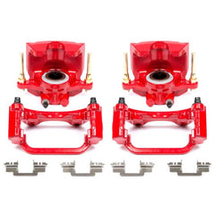 Power Stop 07-16 Cadillac Escalade Rear Red Calipers w/Brackets - Pair