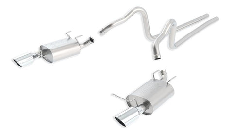 Borla 11-12 Ford Mustang 3.7L AT/MT RWD 2dr ATAK SS Catback Exhaust