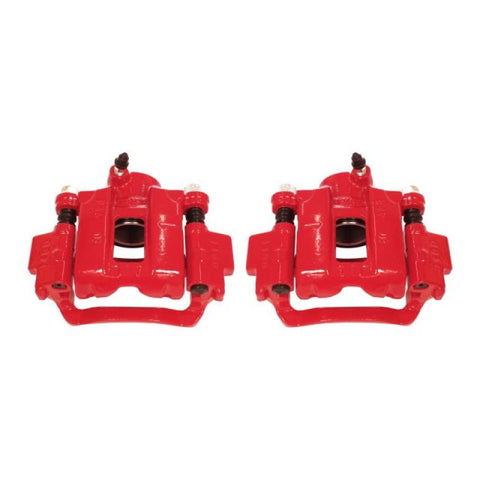 Power Stop 10-18 Lexus GX460 Rear Red Calipers w/Brackets - Pair