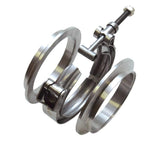 Vibrant Stainless Steel V-Band Flange for 2in O.D. Tubing - Female