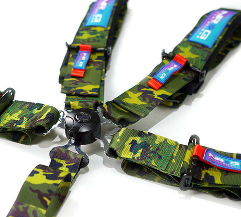 NRG 5PT 3in. Seat Belt Harness / Cam Lock - Blue