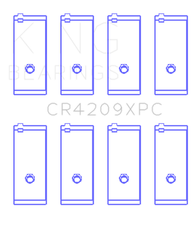 King Engine Bearings Toyota 3SGTE 16v 2.0L pMaxKote Performance Rod Bearing Set - Size STD