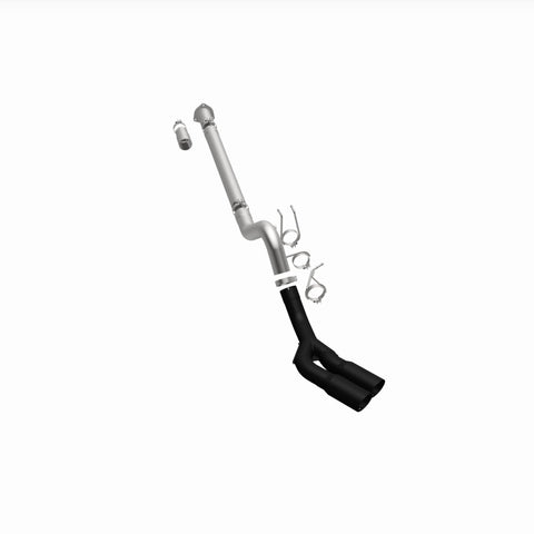 MagnaFlow 08-18 Ford F-250/F-350/F-450 4.6L/6.7 DPF-Back Black 4in Dual Single Rear Exit