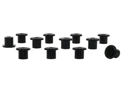 Whiteline 76-86 Jeep CJ7 Spring Eye Front/Rear and Shackle Bushing Kit