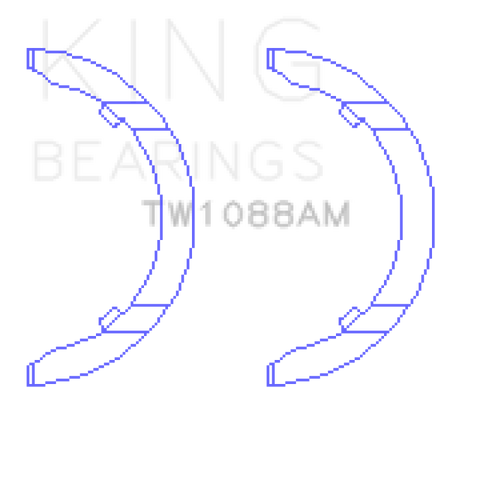 King Engine Bearings VW DKTA EA 888 GEN III Thrust Washer Set
