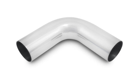 Vibrant 2in O.D. Universal Aluminum Tubing (90 degree bend) - Polished