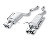 Borla 14 Silv/Sierra 1500 EC Std/CC Short 143.5in WB S-Type Dual Rolled Side Exit Cat-Back Exhaust