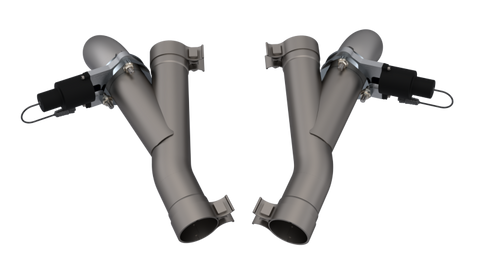 2012-2022 Jeep Grand Cherokee SRT Trackhawk Dodge Durango SRT QTP Aggressor Cutout Pipes
