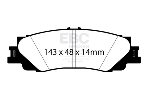 EBC 2024+ Lexus GX550 3.4TT Bluestuff Rear Brake Pads
